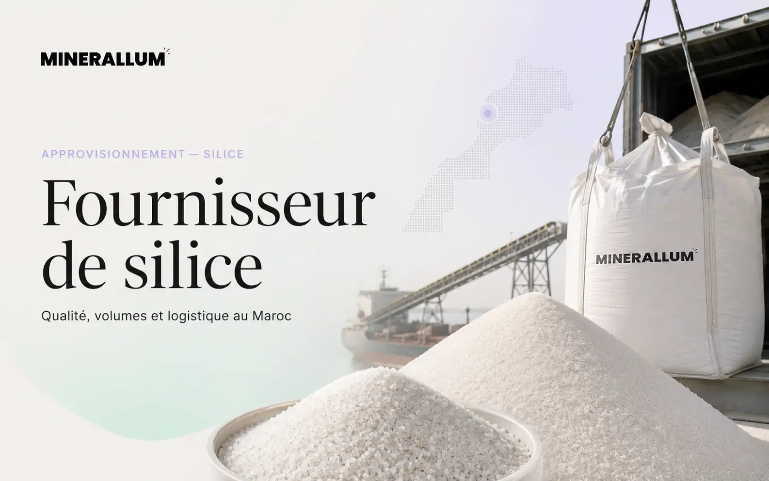 Approvisionnement en sable de silice pour l’industrie